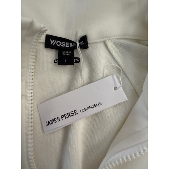 JAMES PERSE (Y/osemite) Women's Track Jacket in Cream NWT - Picture 4 of 11